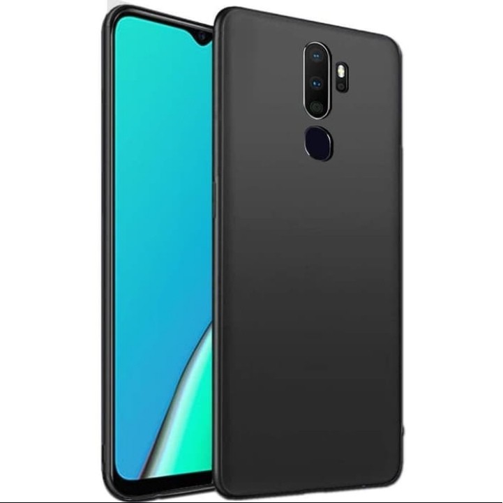 Case oppo A9 2020 Case My Choice Silicon Case Black Case Polos Hitam