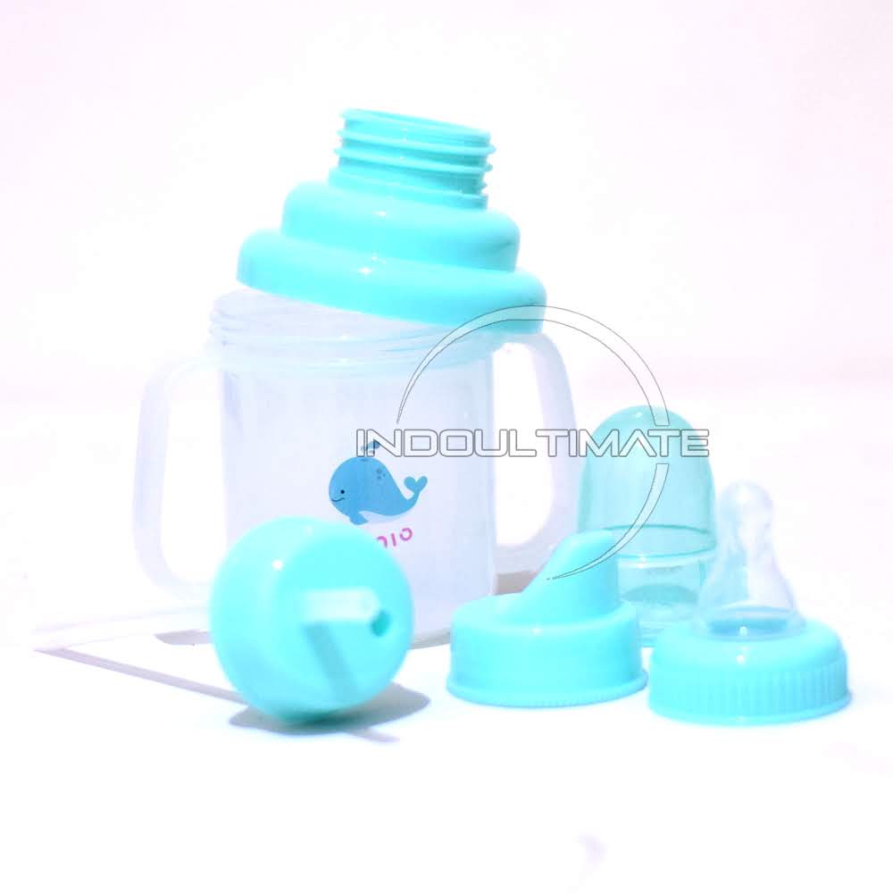 3in1 Training Cup Botol Susu Anak Bayi NINIO Karakter Lucu Baru Lahir BTL-08 Botol Bayi Belajar Minum Sedotan Karakter Anti Tumpah Bayi