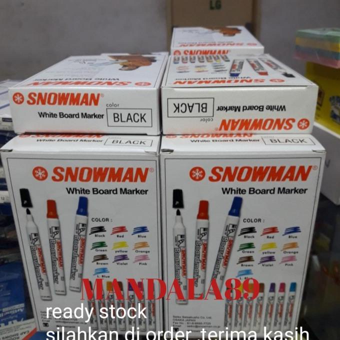 

[COD] SPIDOL SNOWMAN WHITE BOARD BG.12 TERBARU Kode 555