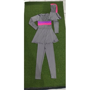 [COD] Baju Renang Muslim Dewasa | Baju Renang Muslimah | Baju Renang Hijab Polos