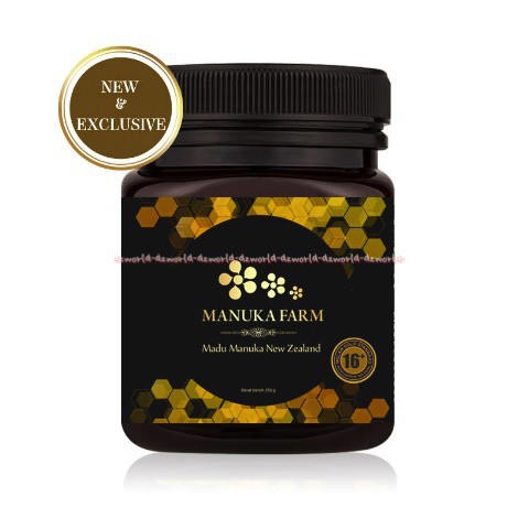 

Manuka Farm 16+ Madu 250gr New Zealand radang tenggorokan dan sariawan 250 gram