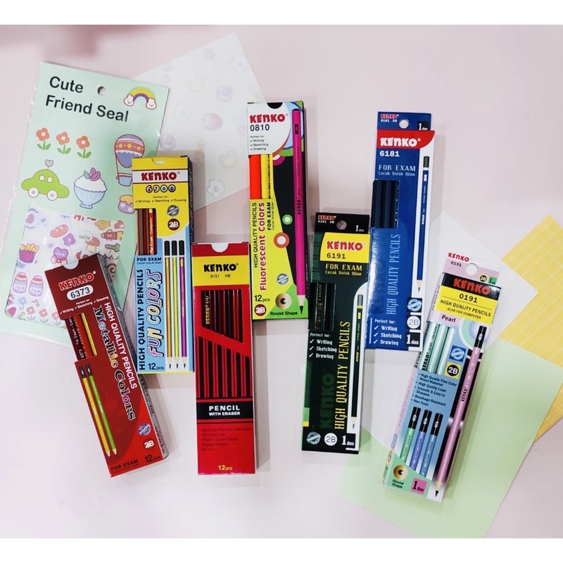 

[12 PCS] PENSIL 2B KENKO HIGH QUALITY