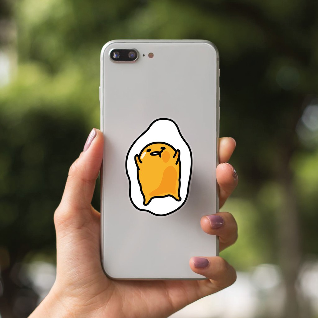 Griptok Gudetama Popstand Acrylic Akrilik Karakter Phone Grip Pop Stand Lucu Socket HP Lazy Egg