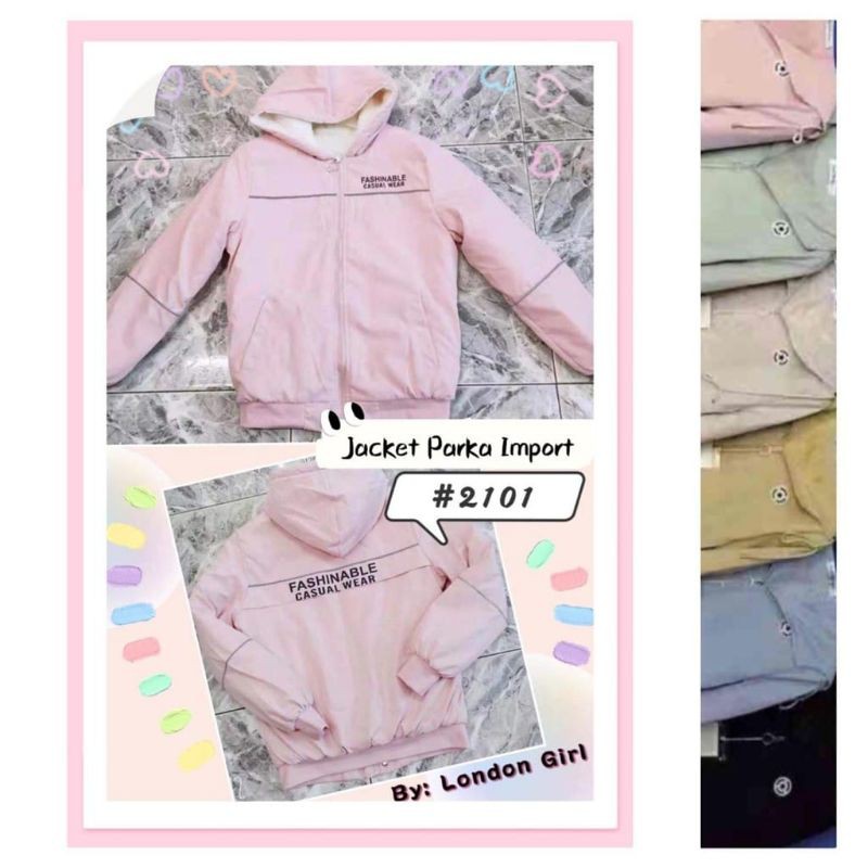 Jaket parka import 2101 by London Girl