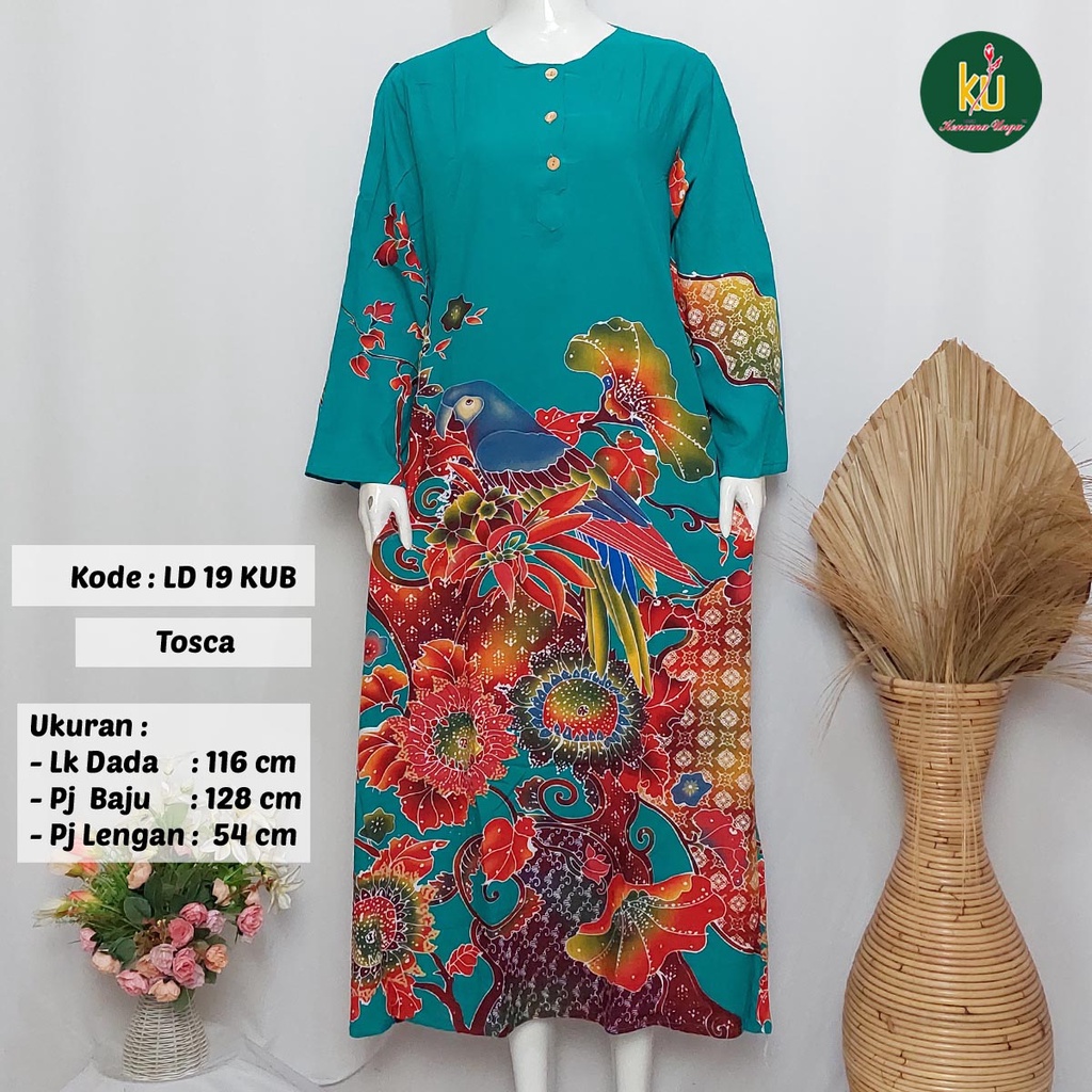 COD LD 20 KUB | DASTER PANJANG KENCANA UNGU ASLI LABEL BIRU | LongDress Wanita Lengan Panjang Busui ini-Tosca C