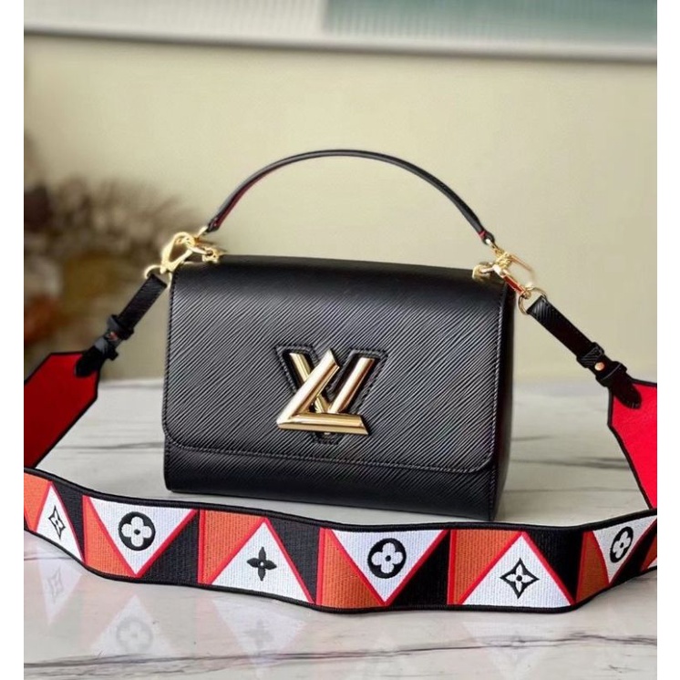 Louis Vuitton LV Twist Lock XL Black Leather ref.821165 - Joli Closet