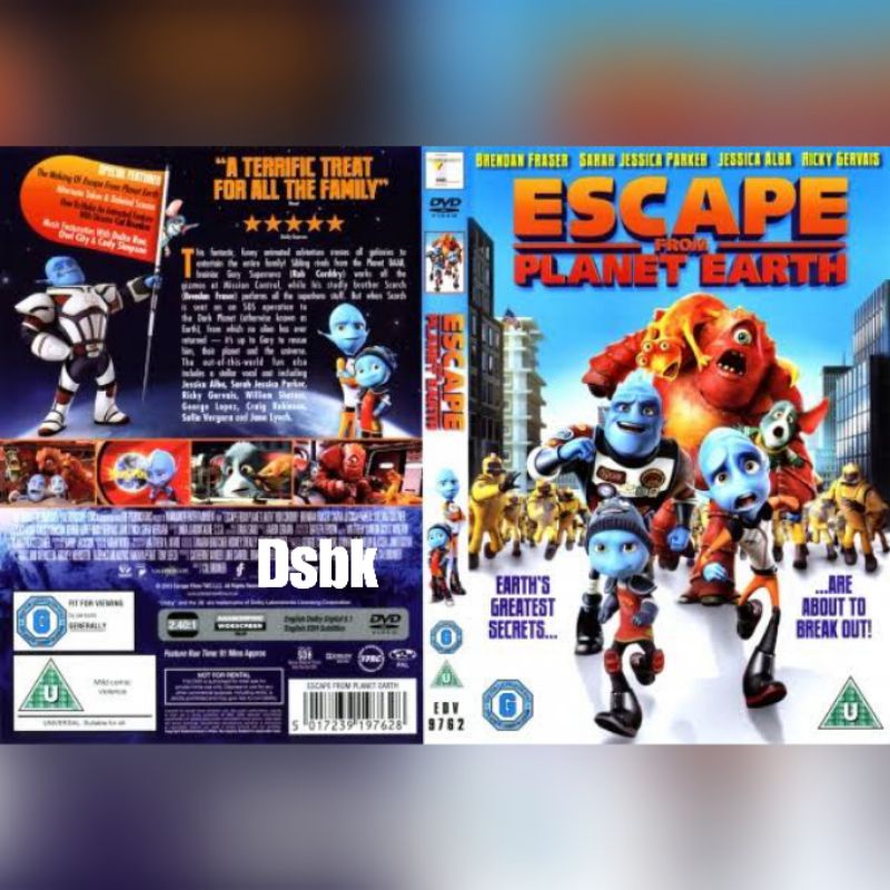 Kaset Film KARTUN : ESCAPE FROM PLANET EART