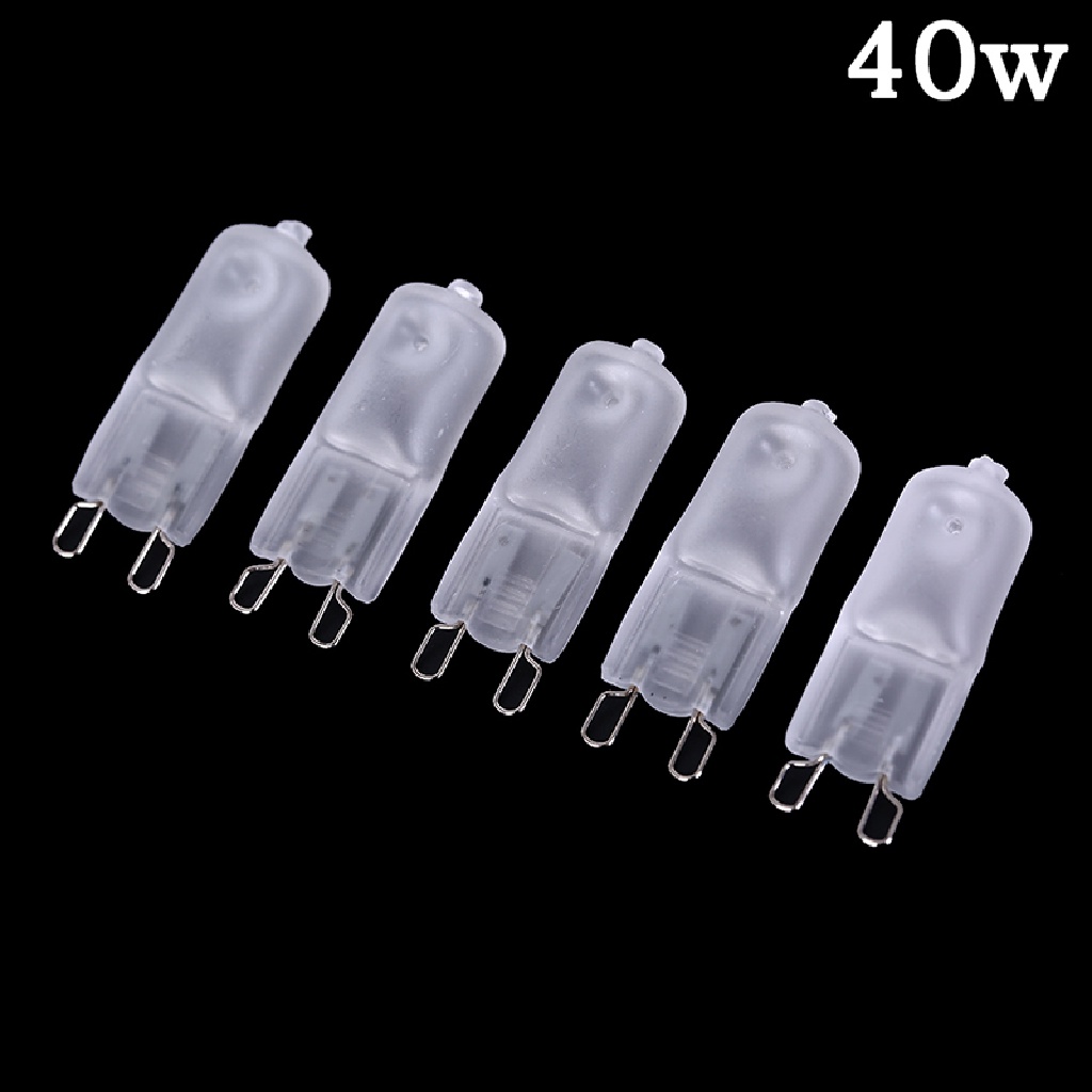 5 Pcs Lampu Halogen G9 220V 20 / 40 / 60W G9
