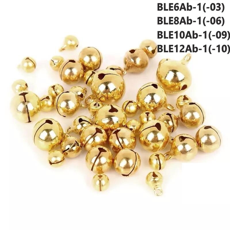 Bell lonceng kelintingan Warna Warni,Silver&amp;Emas Uk 6mm - 14mm Harga/Pc