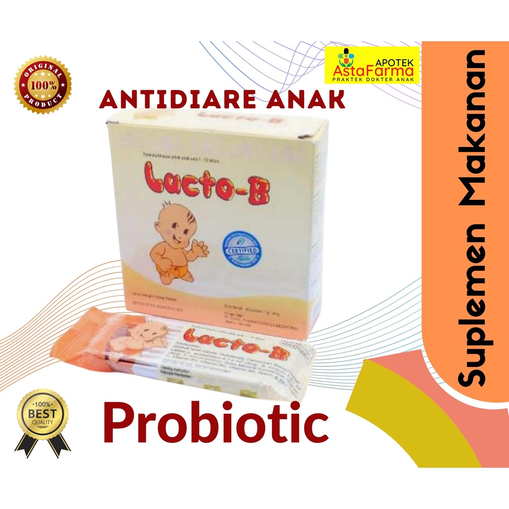 Lacto-B Suplemen Lacto B Probiotik Anti Diare untuk Anak