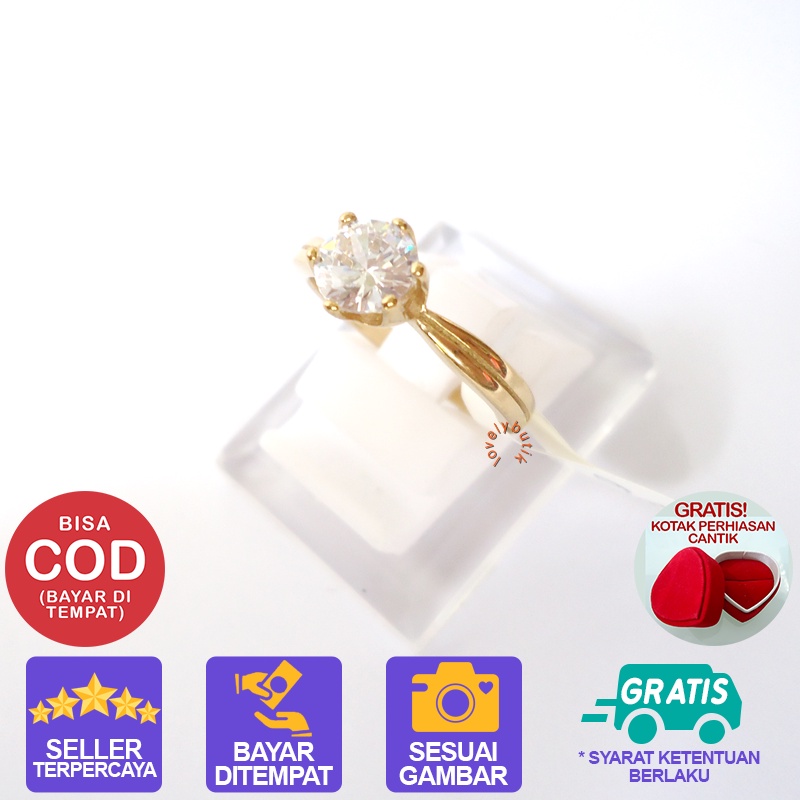 Lovelybutik Angelonia Cincin Titanium Wanita