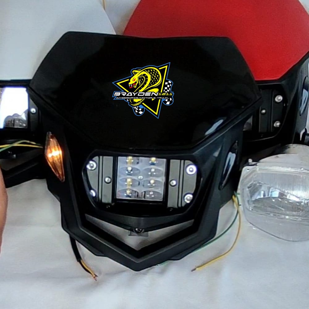 Headlamp reflektor polisport polysport klx 150 crf 150 L batok lampu depan klx BF Dtracker wr155 trail/polysport