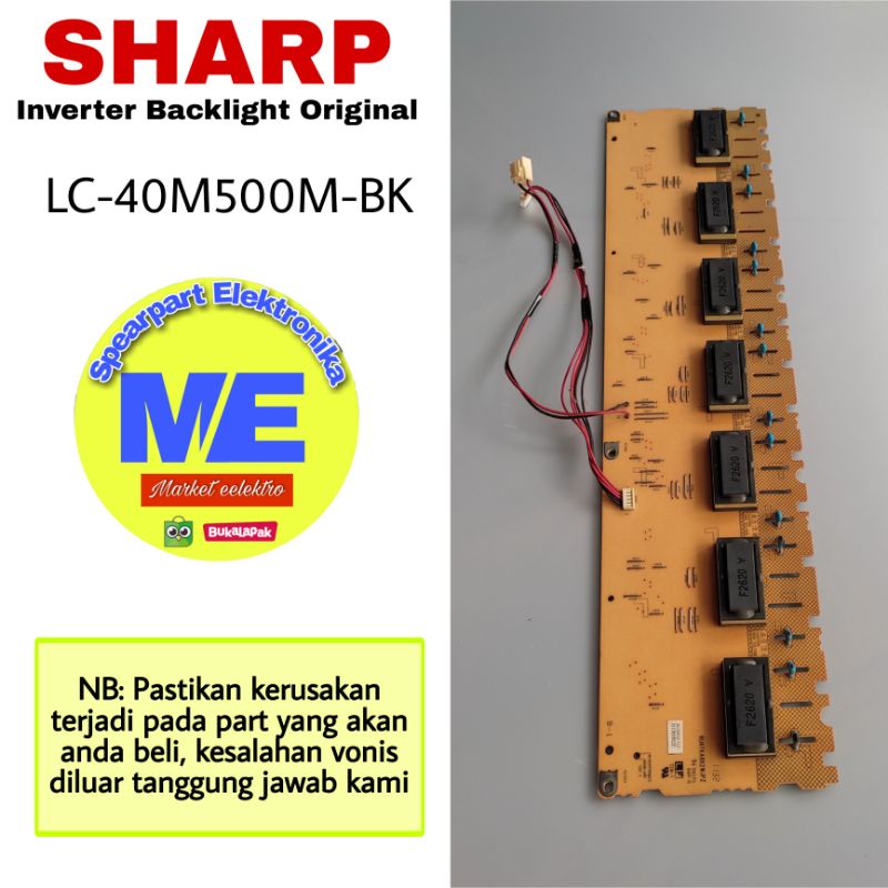 INVERTER BACKLIGHT SHARP LC-40M500M-BK ORIGINAL