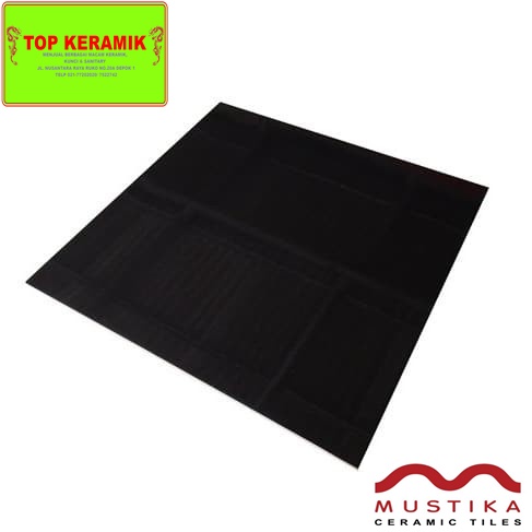 Keramik Lantai Mustika 50x50 Hitam Polos Kw 1