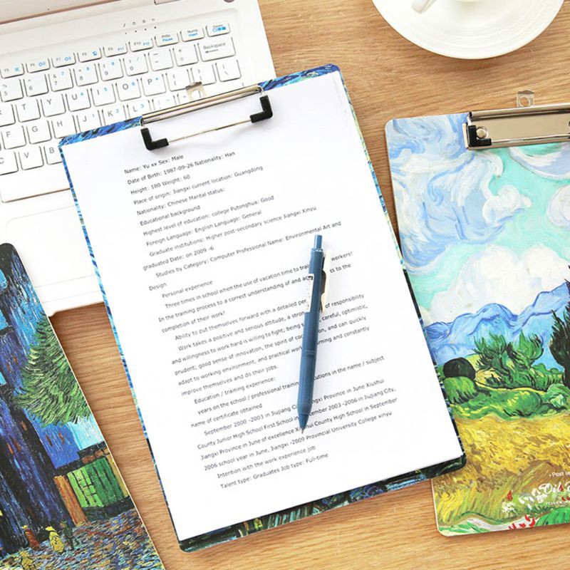

Ongkir Gratis ya New A4 Oil Painting Clipboard Writing Pad File Folders Board Clip Document Holder