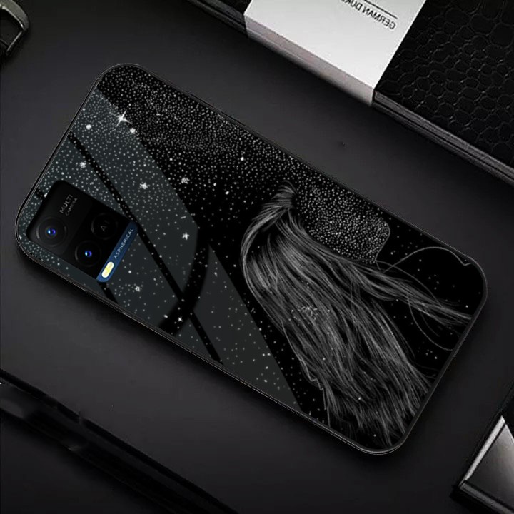 [G1] Softcase Kaca Vivo Y21 Y21S  - Softcase Mirror - Softcase Kaca - Softcase Glass Vivo Y21 Y21S -