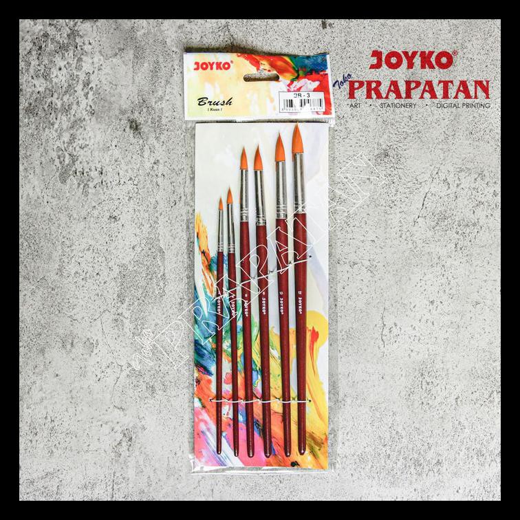 

Promo Kuas Joyko Br-3 / Joyko Round Brush / Kuas Lukis Joyko Set 6