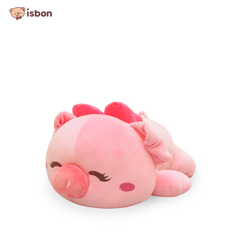 Boneka Babi pig squisy Ly Piggy Sleeping tidur Cocok Untuk bantal Guling Bahan Halus dan Lembut By ISTANA BONEKA