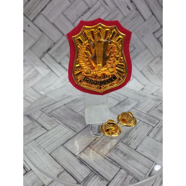 lencana satpam kewenangan satpam Pin Kewenangan Satpam