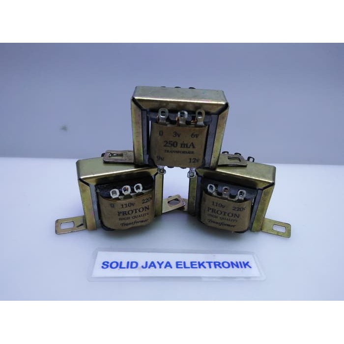 Travo 250mA Travo 0,25 A 0-12 Volt Travo