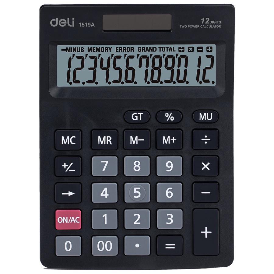 

Deli | Kalkulator (Desktop Calculator) | 12 digit | E1519A