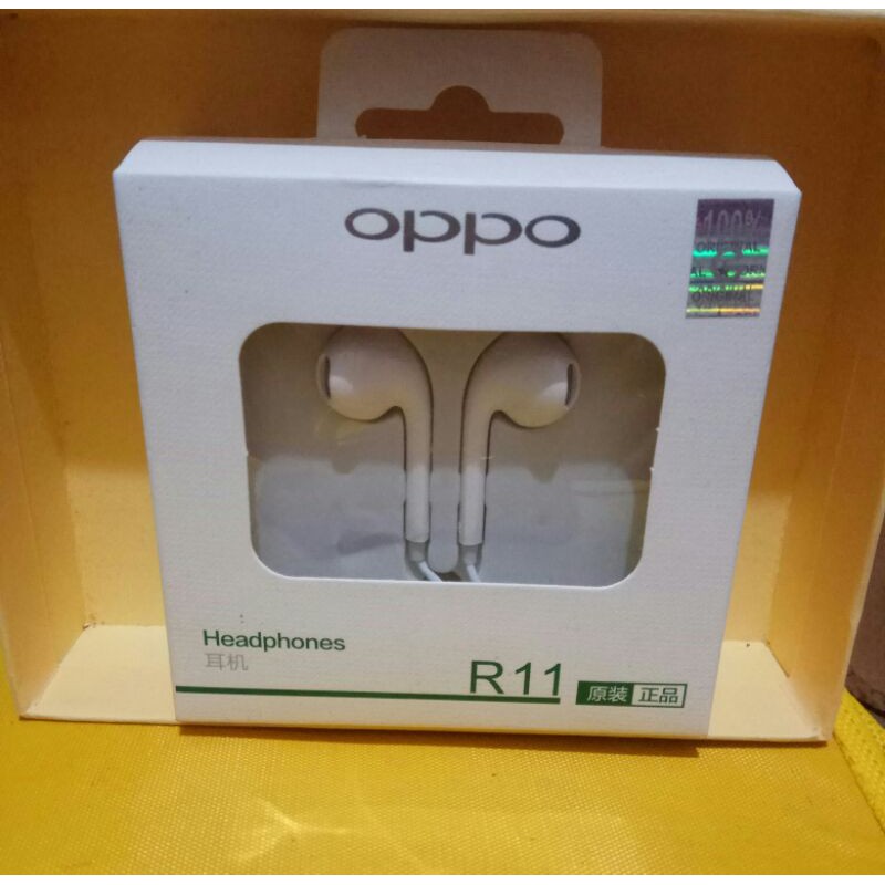 Handsfree Oppo R11 - Earphone - Hf
