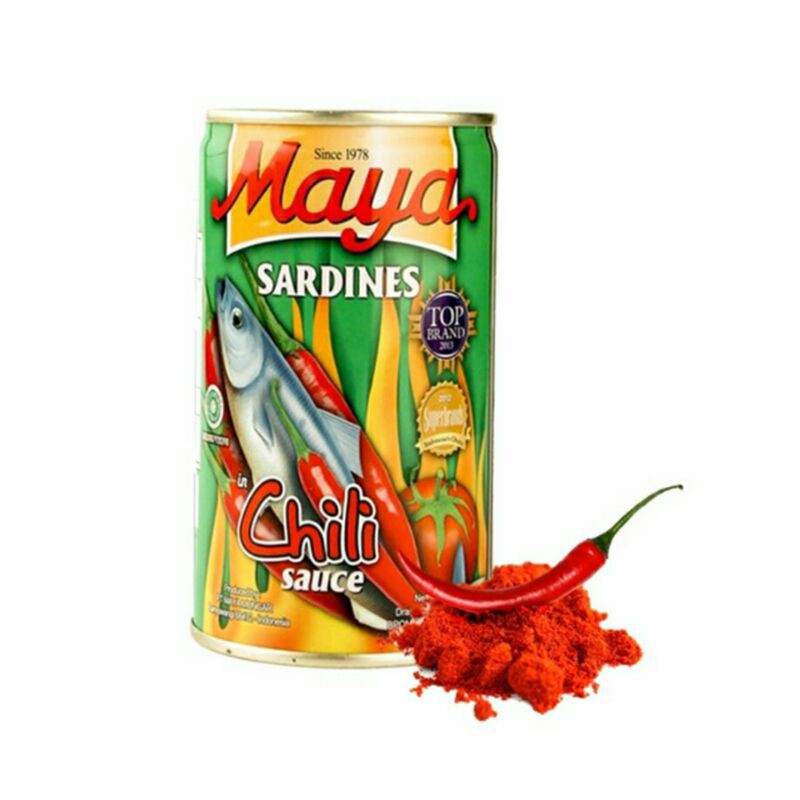 

Maya Sardines Tomato & Chili Sauce 155G - Ikan Sarden