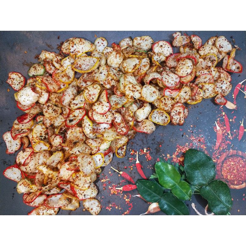 

Kerupuk warna-warni extra pedas daun jeruk termurah terenak renyah dan gurih