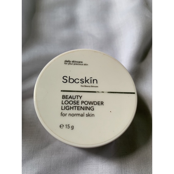 preloved sbcskin beauty loose powder lightening