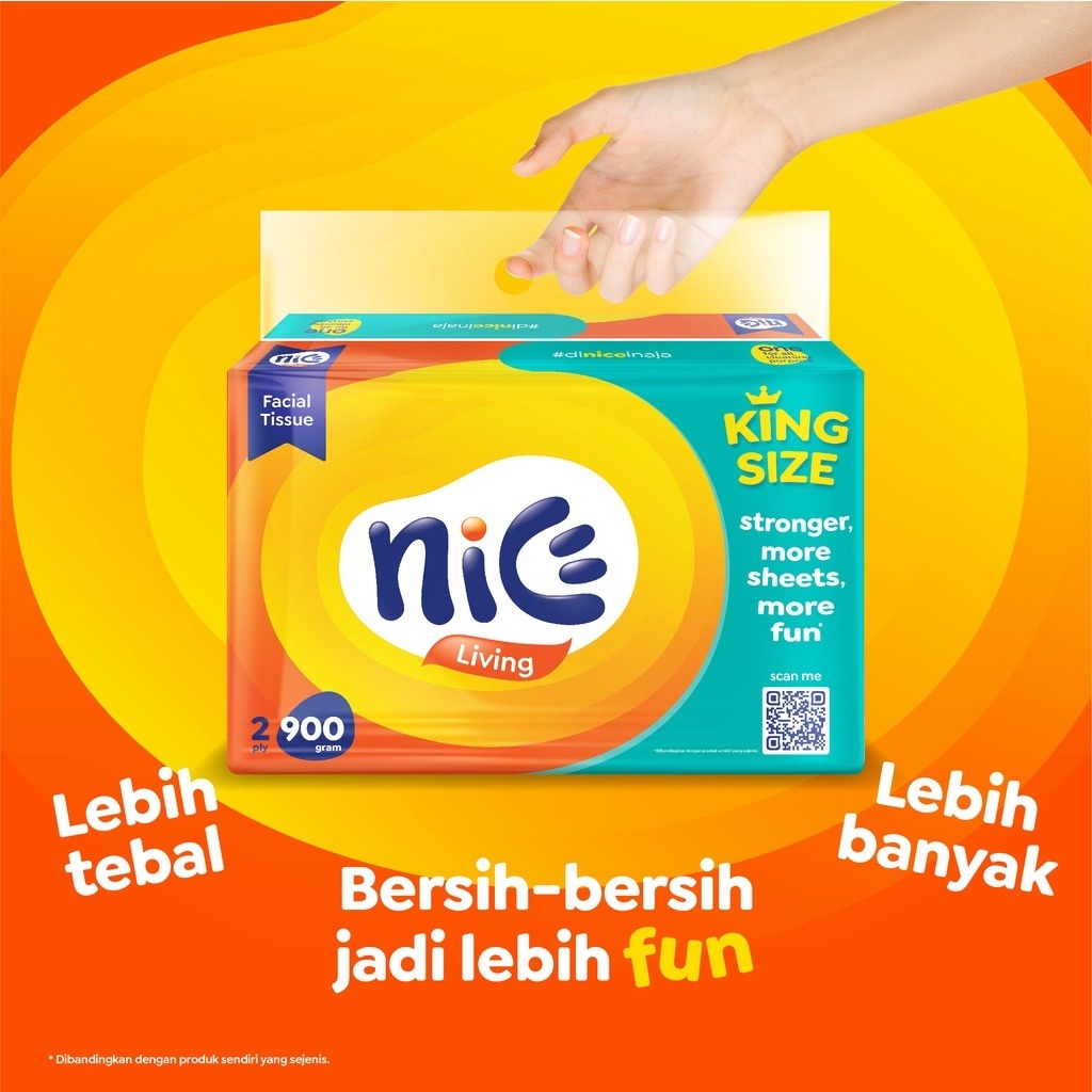 NICE FACIAL TISSUE 900 GRAM (TISU WAJAH)