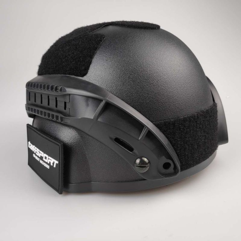 TaffSPORT Helm Tactical Airsoft Gun Paintball CS SWAT - MICH2000 - Black