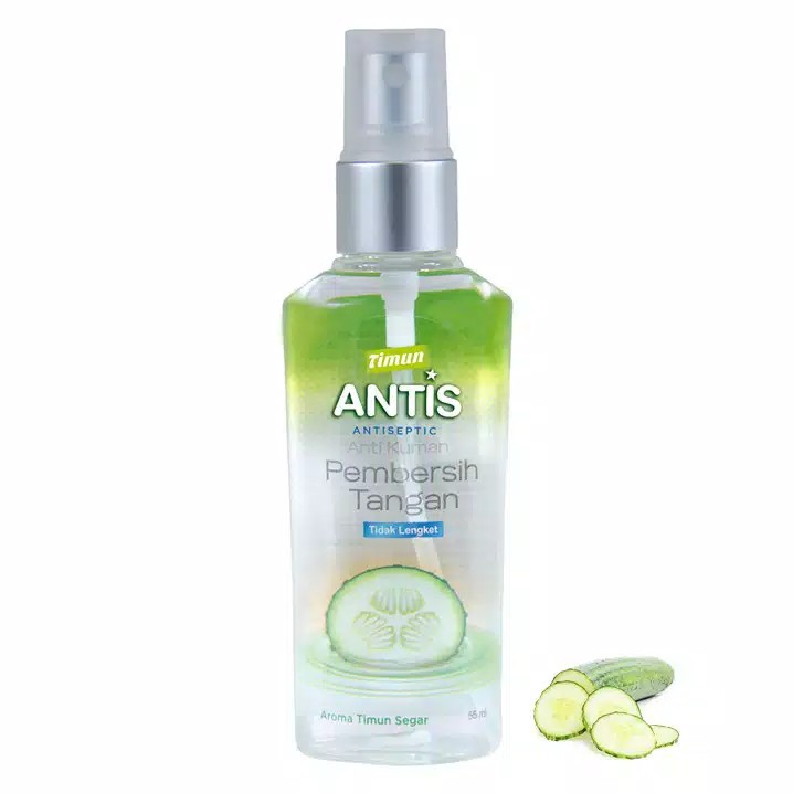 Antis Botol Spray Timun Hand Sanitizer [55 mL]