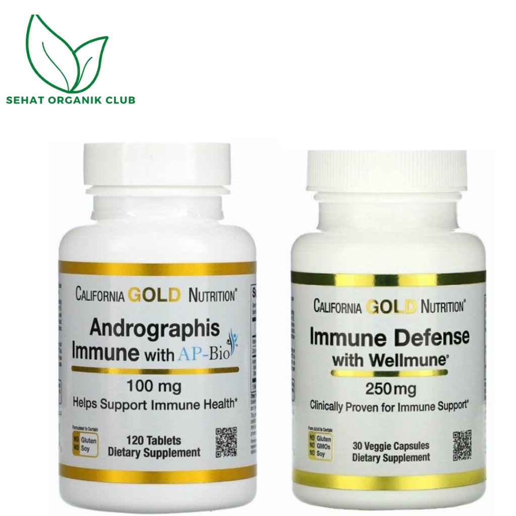 California Gold Nutrition Immune Defense 250 mg 30 Veggie Capsules ; California Gold Nutrition Andro