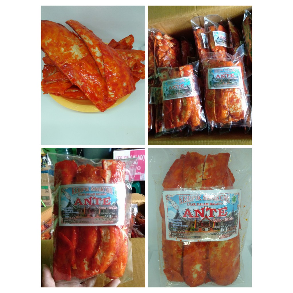 

Keripik singkong balado Ante 200 gram