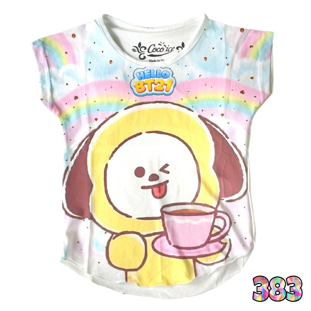 Coco Ice Kaos Anak Perempuan BT21