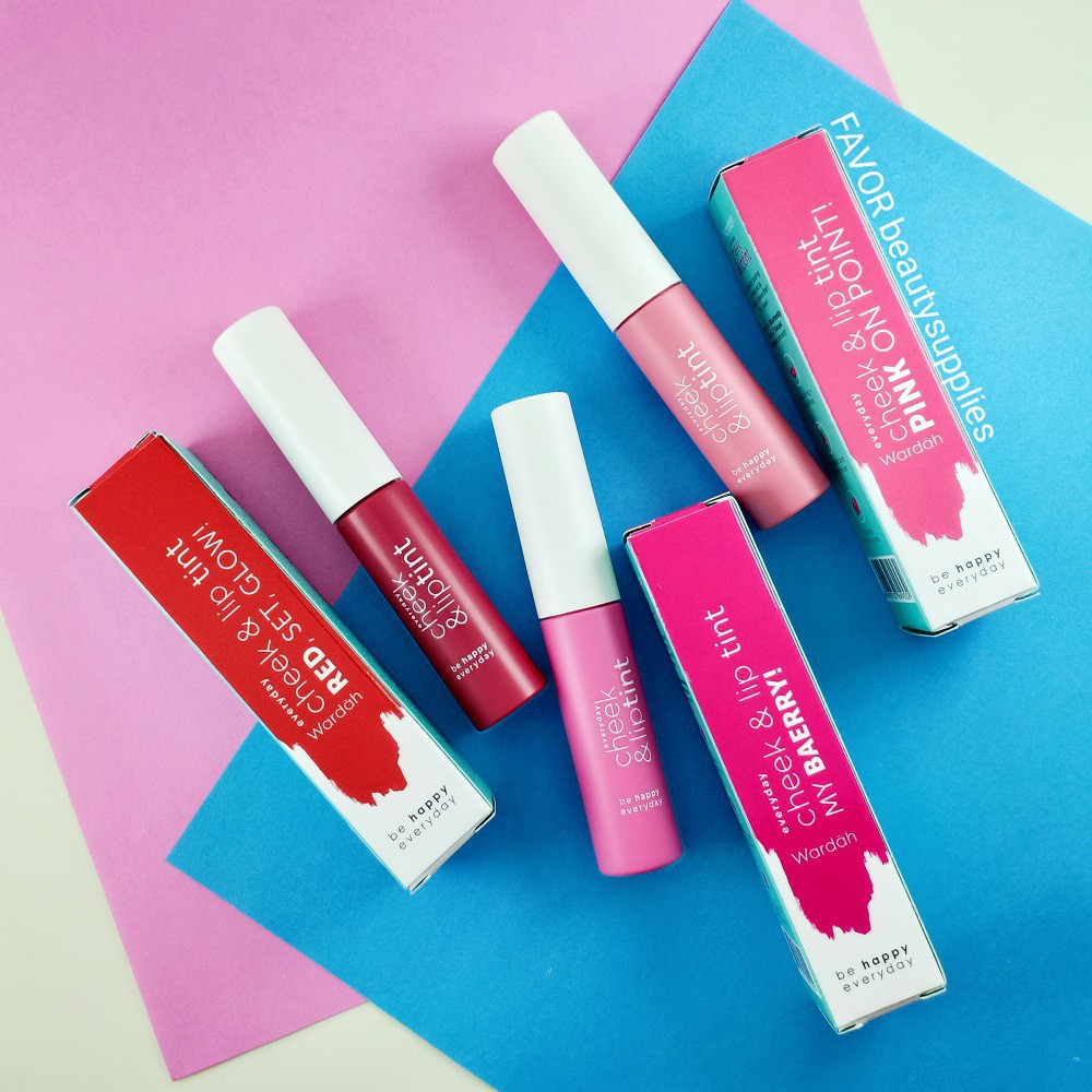 WARDAH Everyday Cheek &amp; Liptint / LITINT WARDAH / LIP TINT WARDAH