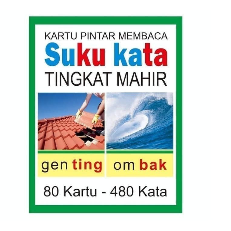 Kartu Pintar Membaca Suku Kata Mahir - HSF7757