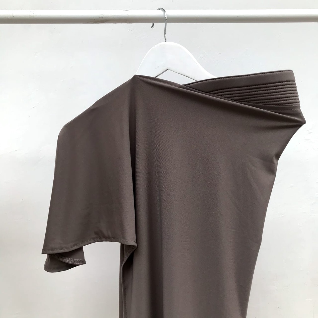 Khimar Jersey Premium / Khimar Pinguin / Khimar Jersey / Jilbab Kerudung Intant-Penguin hazel