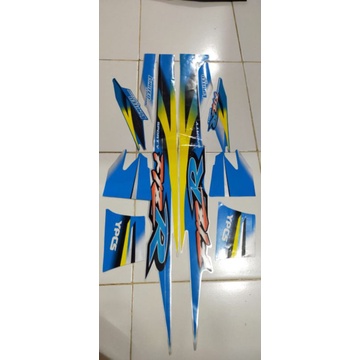 striping list body yamaha fiz r le 97,biru muda, kuning, hitam, biru tua, merah