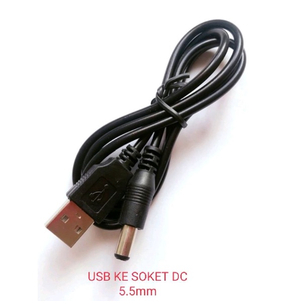 Kabel dc dari charger ke docket 5.5mm