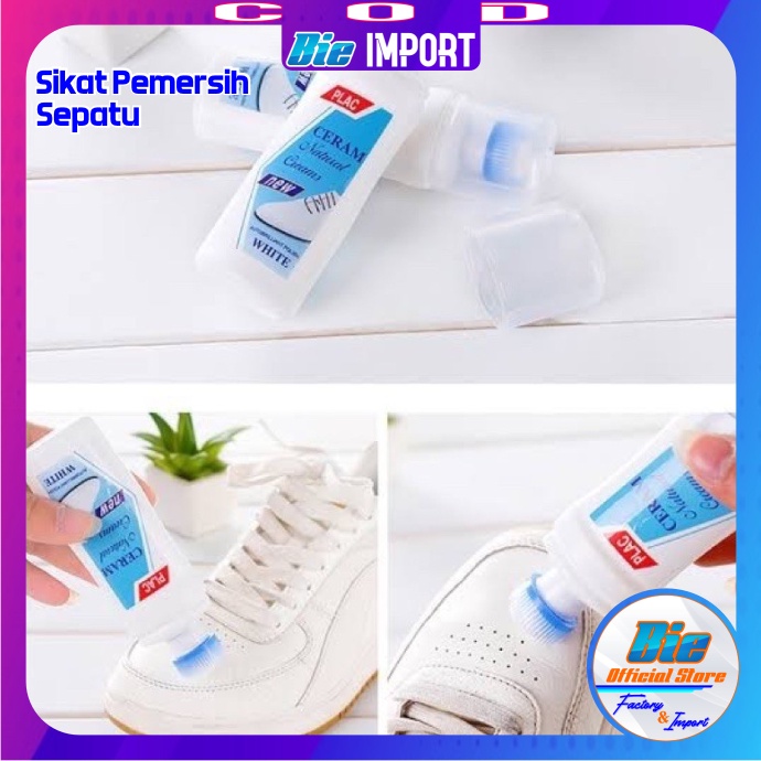 Sikat Pembersih Sepatu 100 ml Cairan Pemutih Sepatu Impor Best Seller