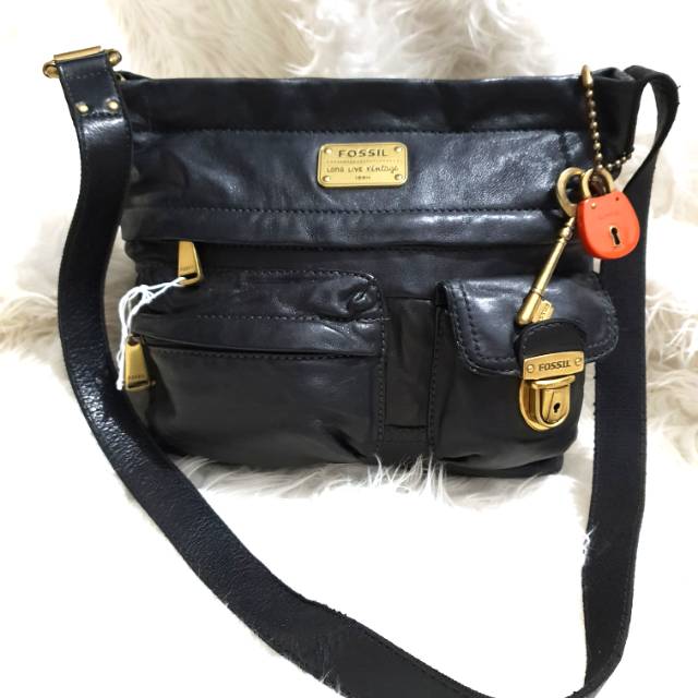 TAS FOSSIL EMORY JENNER CROSSBODY BLACK
