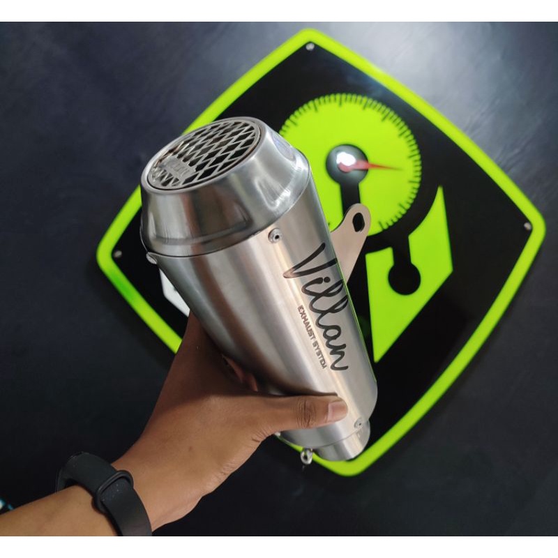 Knalpot Villan VR1 Silencer Only inlet 50/51mm