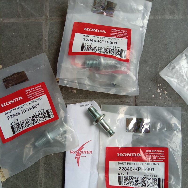 22846 KPH 901 Baut Stelan Bak Kopling Honda KARISMA SUPRA X125 ORIGINAL