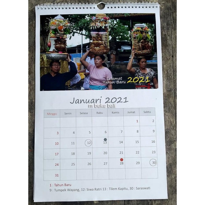 

!!!!!!] Kalender Bali 2021 Dinding Foto Bali Bisa tulis agenda