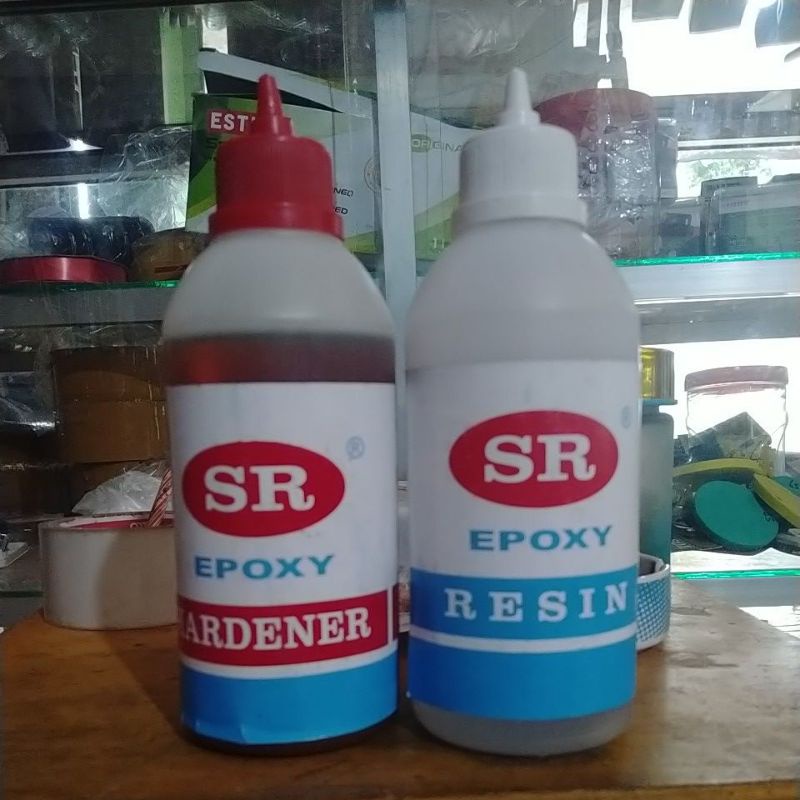 Lem Kayu Epoxy SR 500ml kecil.