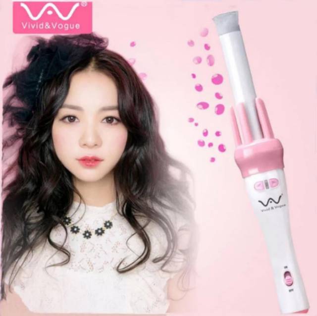 Automatic Hair Curler // Catok Rambut Keriting // Catokan Curly Otomatis Vivid Vouge