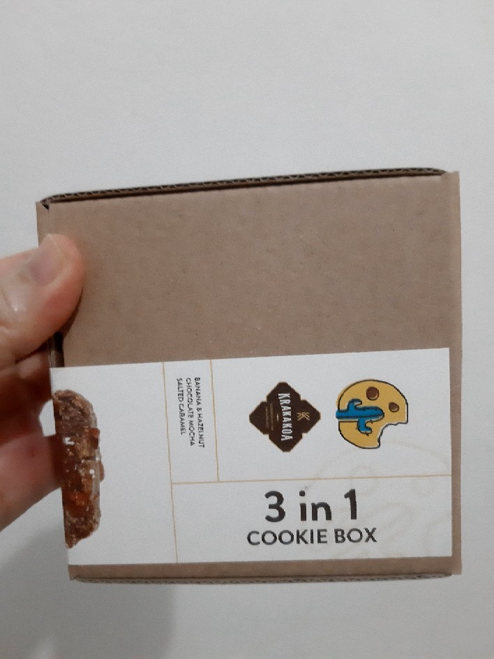 3 In 1 Cookie Box - Chocolate Cookie Cokelat Krakakoa