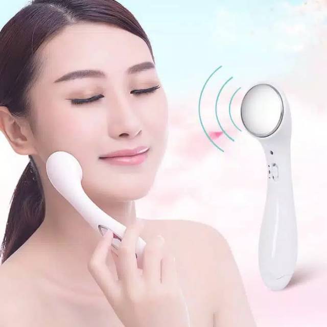 Setrika Wajah Ion Elektrik Face Massager Pemijat (Alat Pemijat Pengencang Kulit Wajah) (VHJKT)