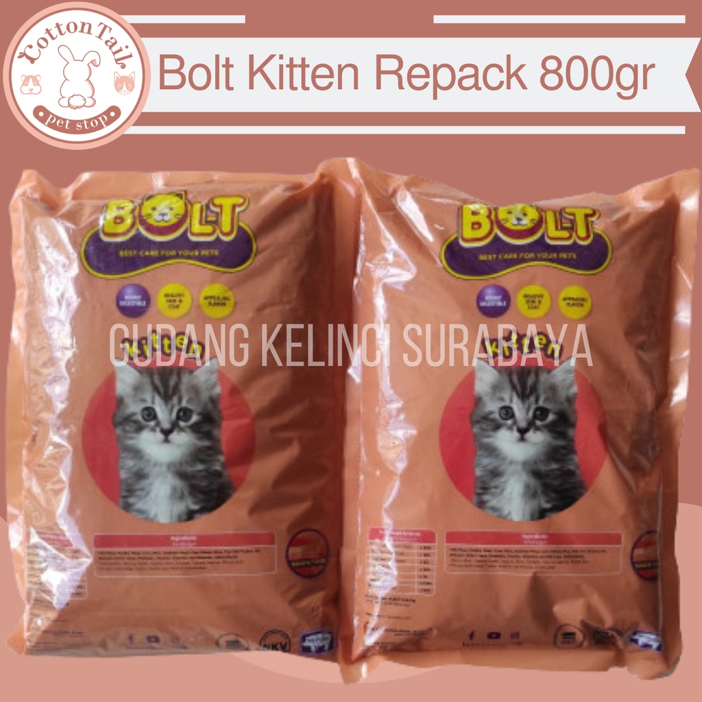 Makanan Kucing BOLT KITTEN Salmon Flavour 800gr